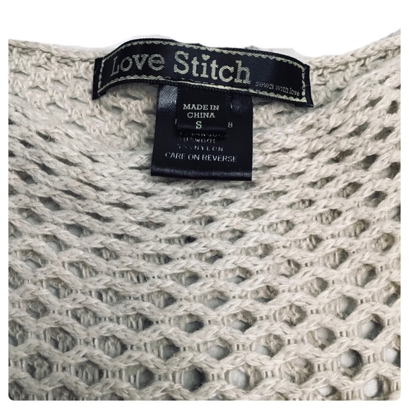 LOVE STITCH - Oversized Knit Sweater - Picture 4 of 16